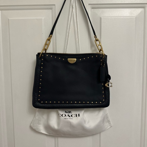 COACH | Dreamer Shoulder/Crossbody Bag with Rivets includes duster - Picture 13 of 14